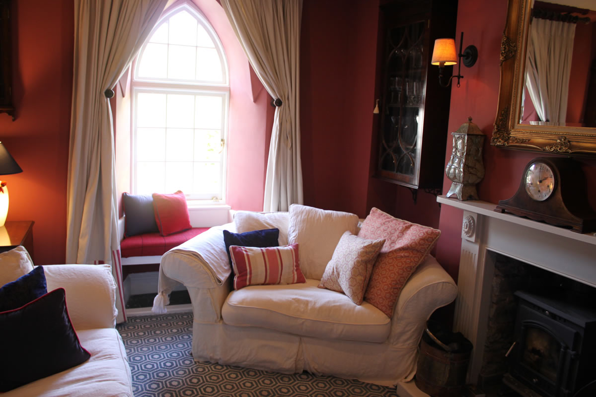 Living spaces at The Old Vicarage Laugharne